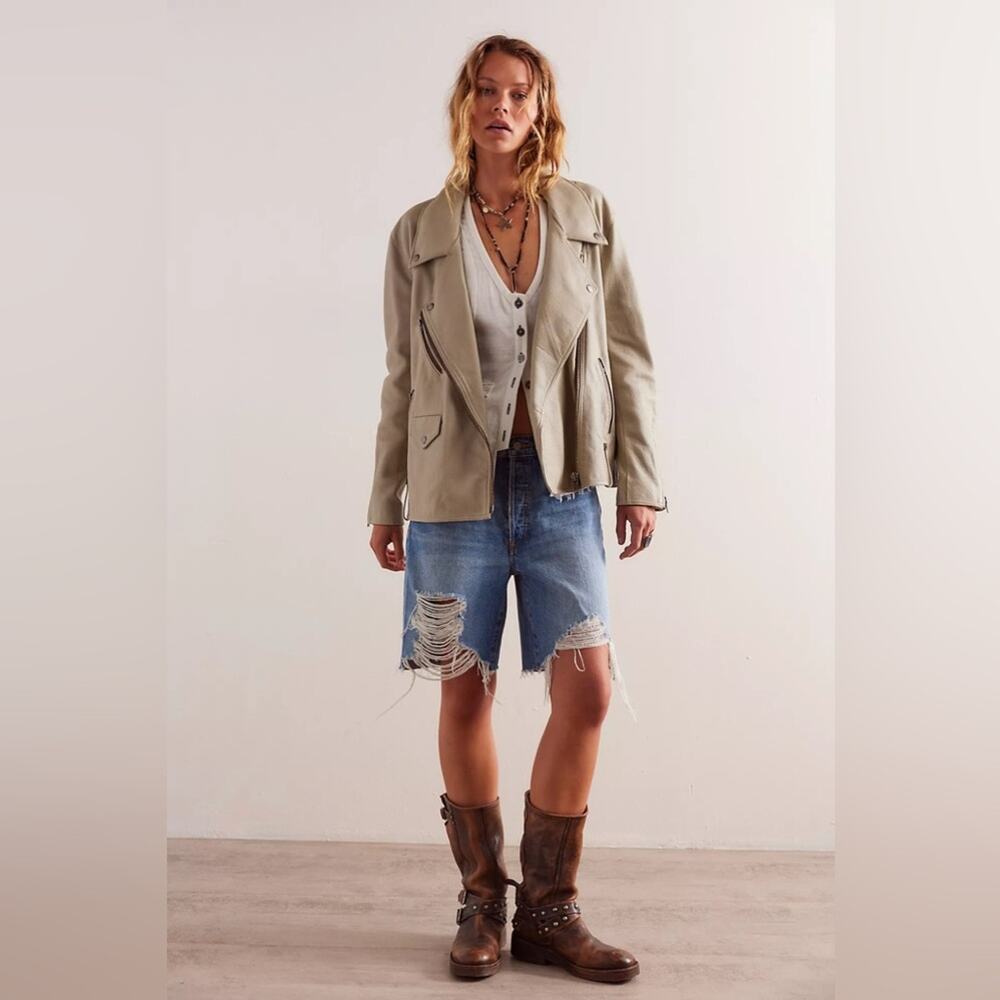 We The Free Jealousy Leather Moto Jacket